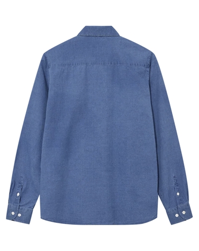 Mos Mosh Gallery - MMGMarco Oxford Indigo Skjorte - Indigo Blue